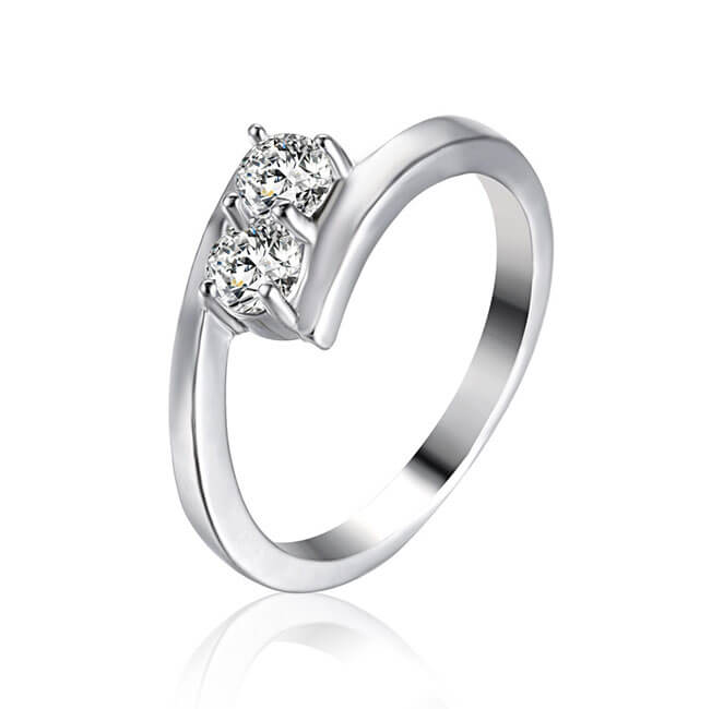 cz crystal silver plated 100 copper personal jewelry luxury design